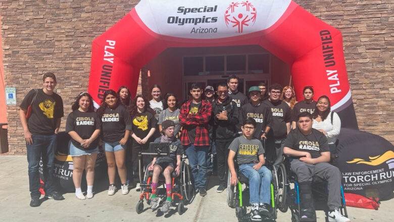 Cibola High School in Yuma, AZ receives national recognition as a Special Olympics Unified Champion School