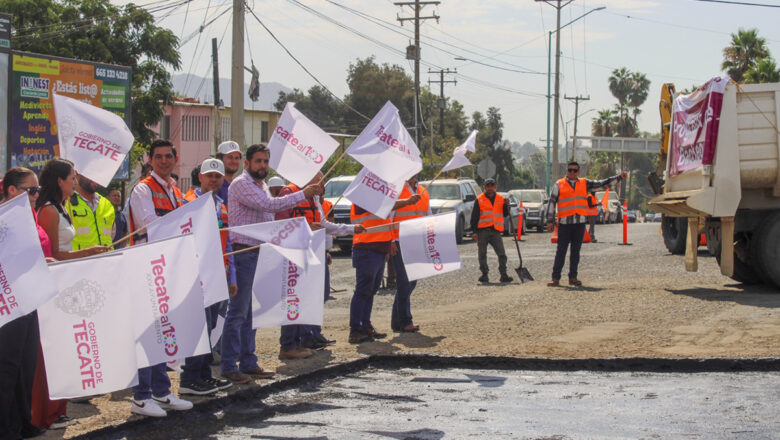 Arranca programa “Tecate sin baches”