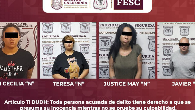 Captura SSCE a 4 prófugos de la justicia de Estados Unidos