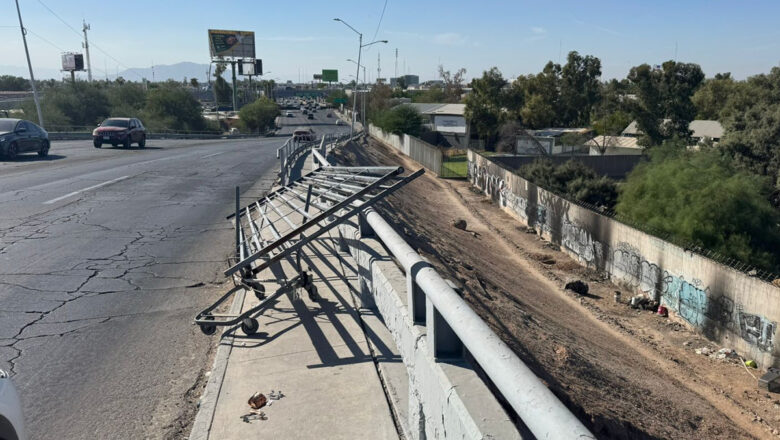 Detienen a par de sujetos que cargaban un cerco robado