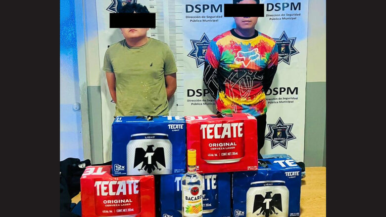 Capturan a par de sujetos señalados de robar un Oxxo