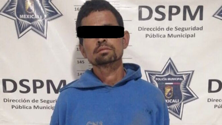 Arrastraba sujeto mini split robado con todo y jaula