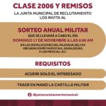 Convocan a jóvenes registrados para la cartilla militar a sorteo anual