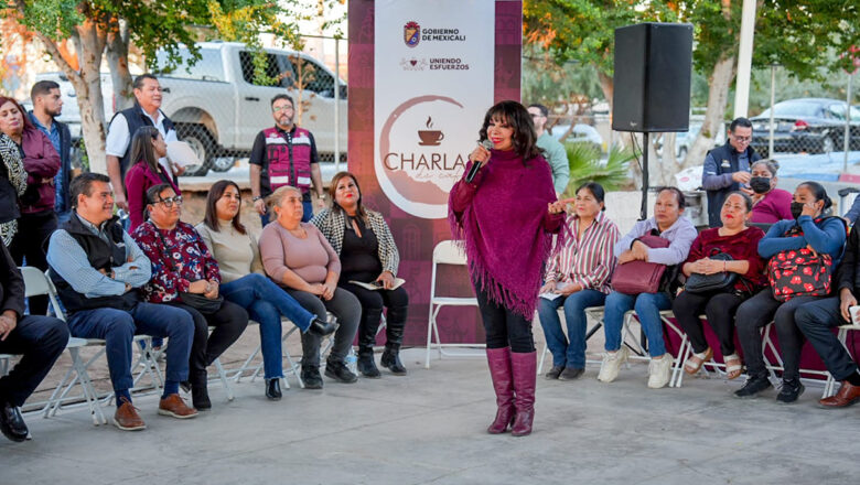 Llevan las Charlas de Café al Palmar de Santa Anita