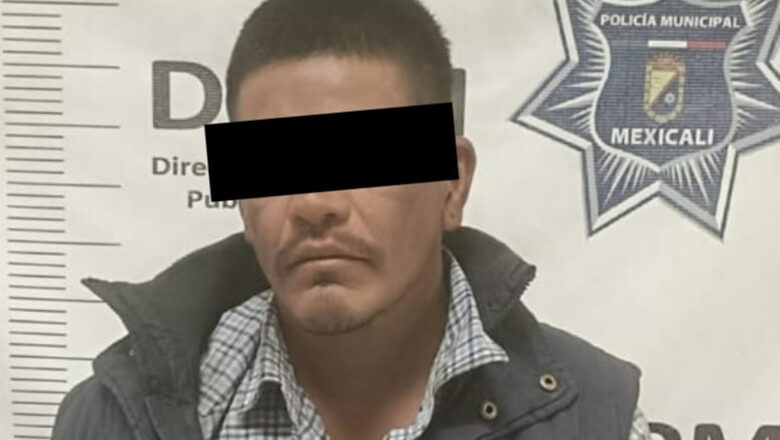 Agresivo sujeto navajea a agente municipal 