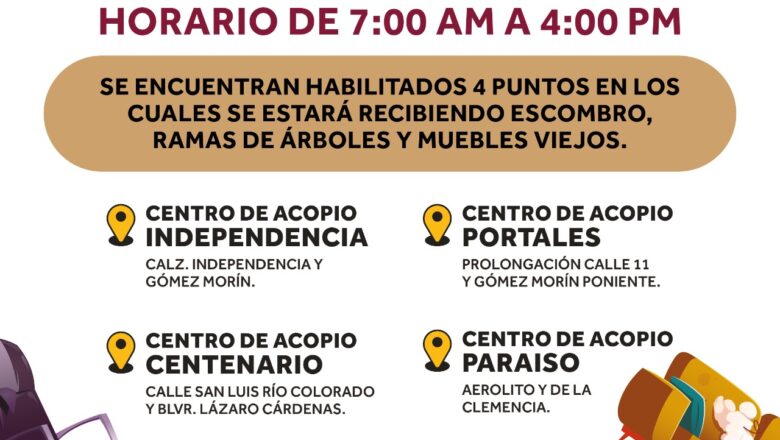 Realiza Ayuntamiento operativo Mueble Viejo