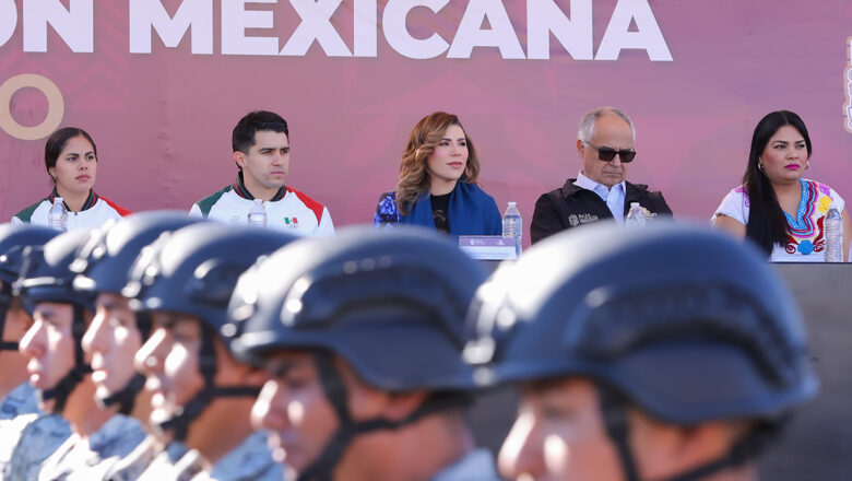 Encabeza gobernadora conmemoración del 114 aniversario de la Revolución Mexicana