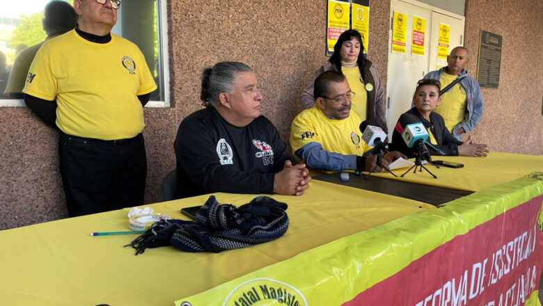 Apoyan maestros de la CNTE a burócratas en contra de reforma “neoliberal” al Issstecali