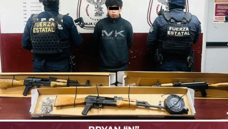 Capturan al “Bryan” con arma larga tras persecución