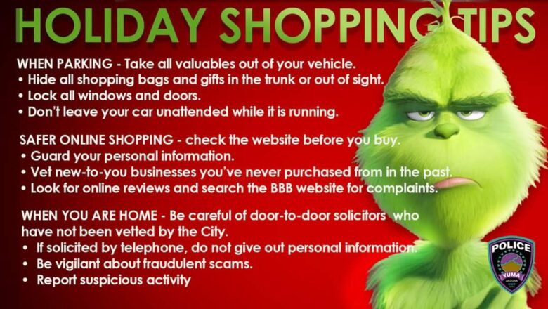 Holiday Safety tips
