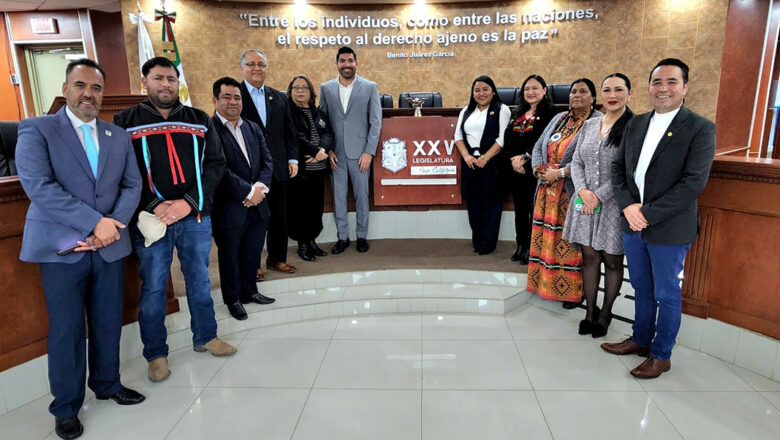 Acuden senadores ante el congreso del estado