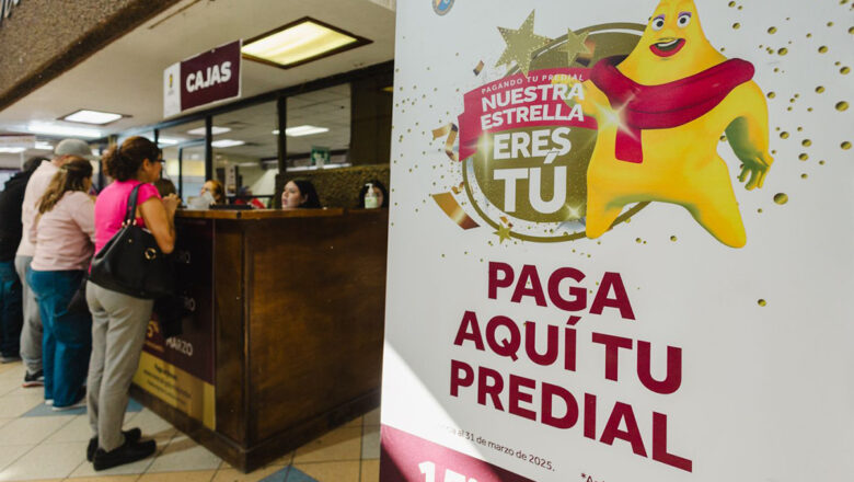 Disponibles 20 cajas para el pago del predial