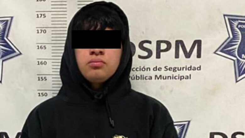Sorprenden agentes a adolescente en posesión de vehículo robado