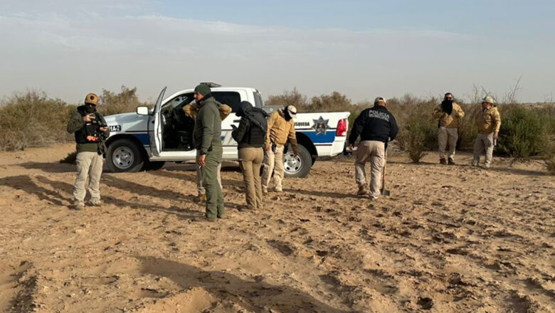 Realiza FGE búsqueda de desaparecidos en el Valle de Mexicali
