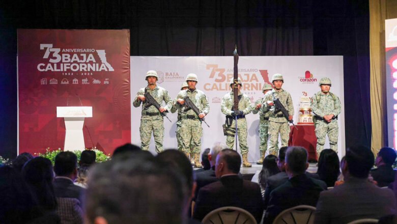 Conmemoran 73 aniversario de Baja California como estado