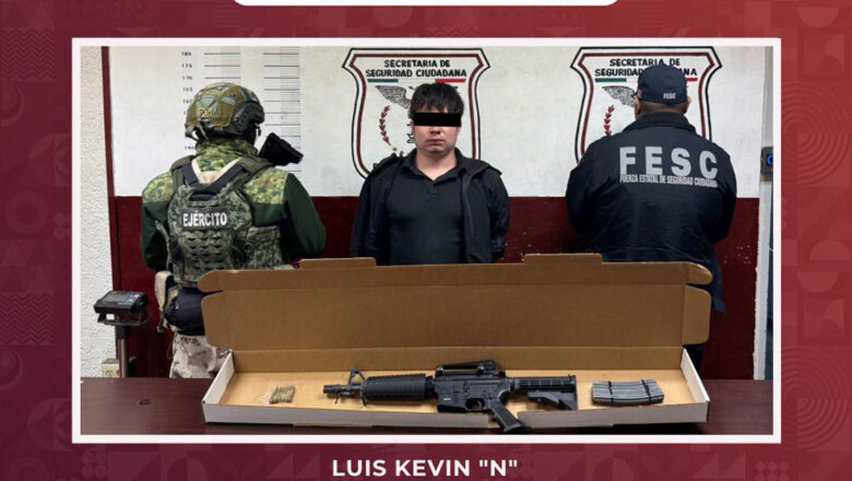 Detienen a sanliusino con arma larga en el ejido Guadalajara 