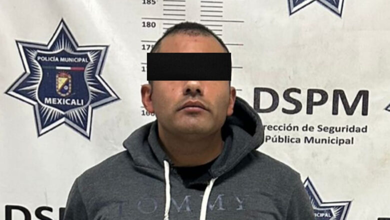 Detienen a supuesto chofer de plataforma en posesión de arma de fuego
