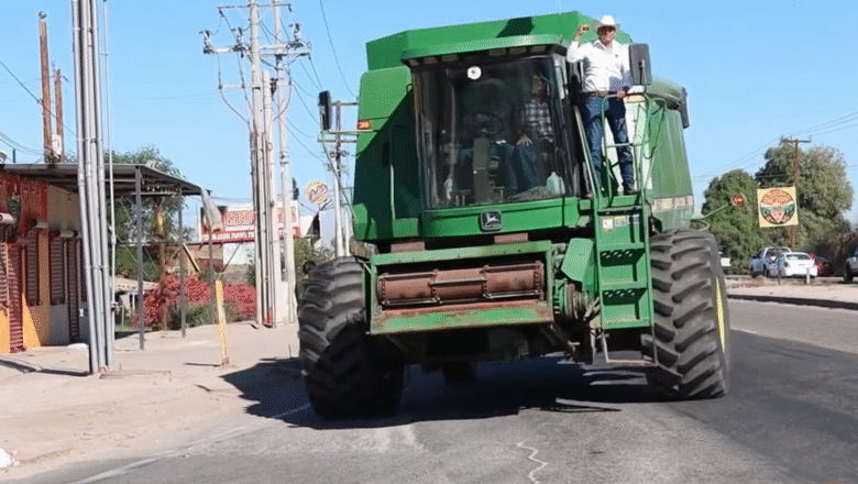 Mexicali se une a protesta nacional de productores agrícolas