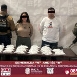 Capturan a pareja con 9 kilos de “meta” en Tijuana