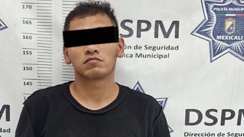 Aseguran a sujeto por ataque peligroso y daños a patrulla