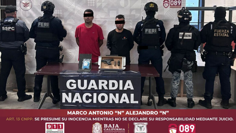 Detiene FESC a presuntos sicarios en Tecate