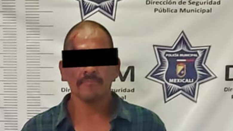 Muerde a policía municipal durante su detención