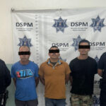 Aseguran a tres hombres en poder de dos vehículos robados