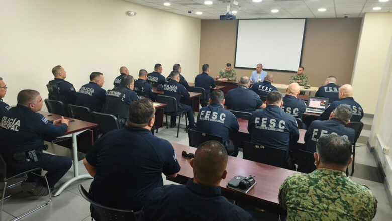 Fortalecen coordinación policial para combatir a la delincuencia