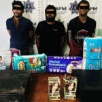 Capturan policía municipal a tres personas por daños y robo a farmacia en zona Oriente