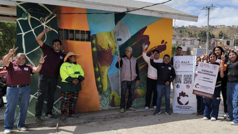 Llevan arte para fomentar prevención del delito en Tijuana