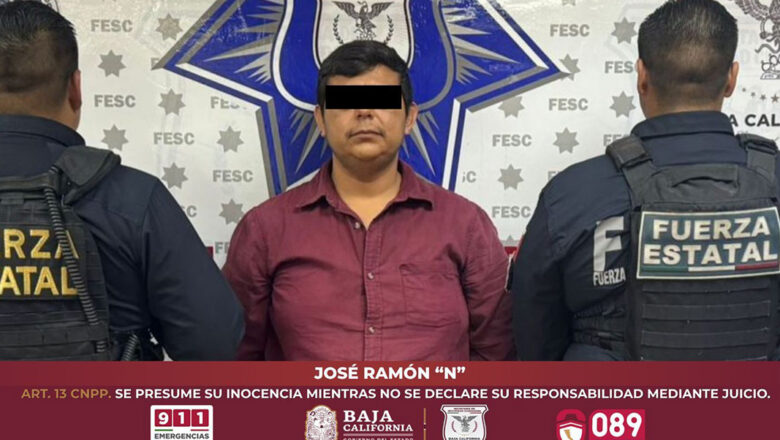 Aseguran a individuo que agredió y amenazó a su pareja sentimental