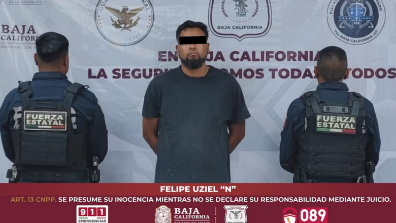 Captura Fuerza Estatal a objetivo prioritario con orden de aprehensión por homicidio calificado