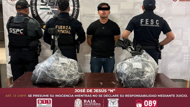 Incautan autoridades cargamento con metanfetamina; hay un detenido