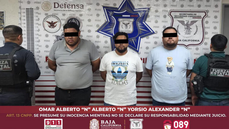 Detienen al “H-100” presunto operador delictivo y aseguran cocaína en Mexicali 