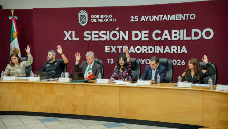 Aprueba cabildo de Mexicali primer paquete de obras 2026